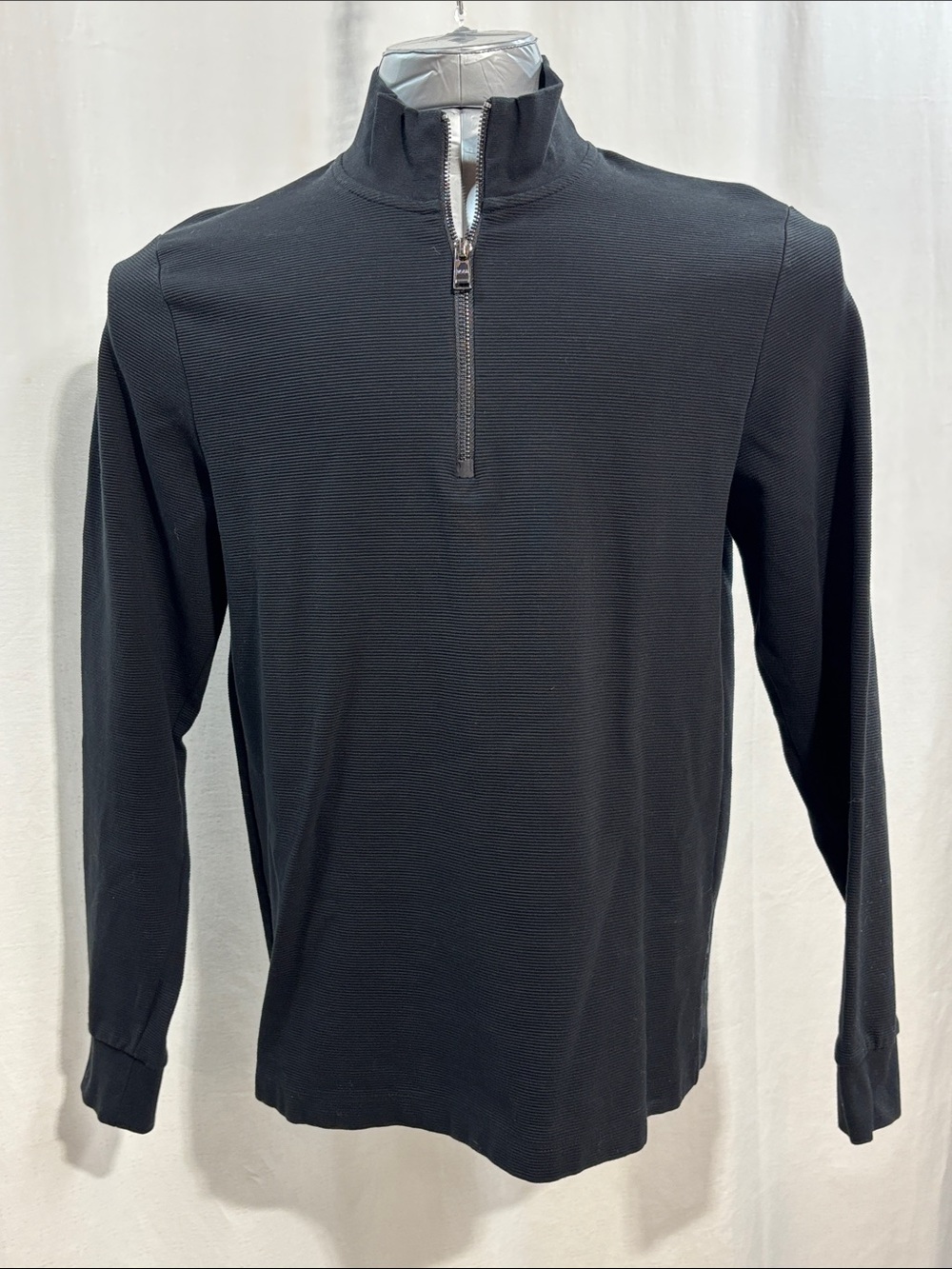 Hugo Boss Black Half-Zip Sweater 281 work party trendy every day travel Office